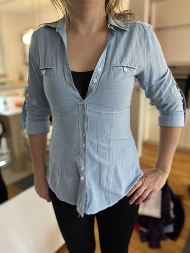 Blaue bluse xs - bluse, /