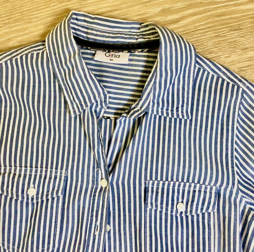 Gina bluse hemdbluse - bluse, 42