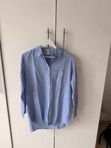 Logg hemd bluse hellblau - h&m,