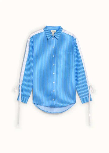 Oversize hemd aus reiner - aus,