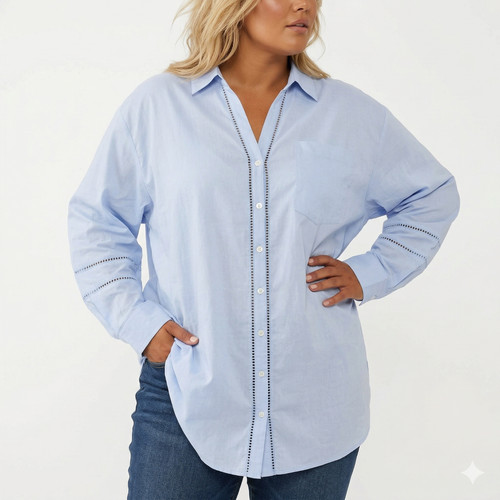 Sheego bluse damen hemdbluse - bluse,