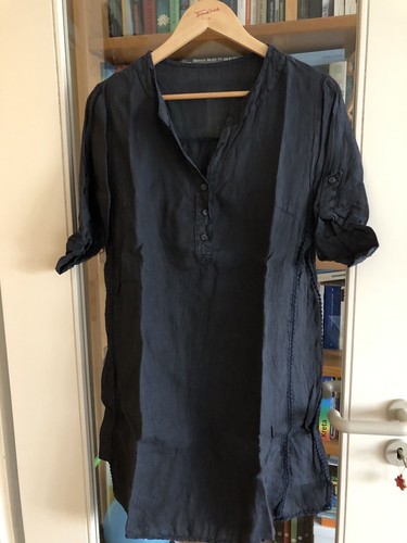 Leinen tunika hemdbluse - leinen,