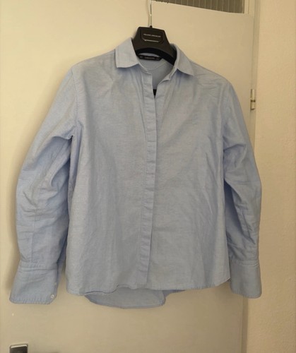 Zara hemd hellblau m - hellblau, gr.