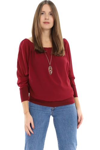 Damen bluse mit kette tunika - damen,