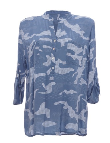 Damen fischerhemd mit muster - damen,