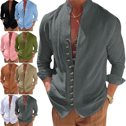 Herren langarm hemden locker - langarm,