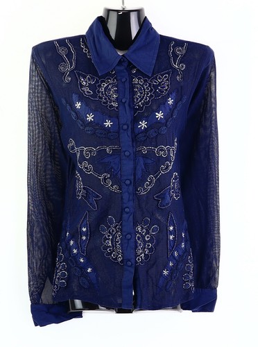Hemd dunkelblau damen - 36,