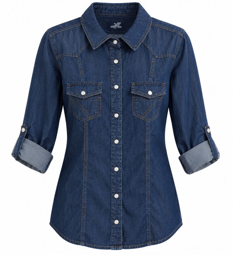 Arizona damen jeansbluse - damen-jeansbluse, –