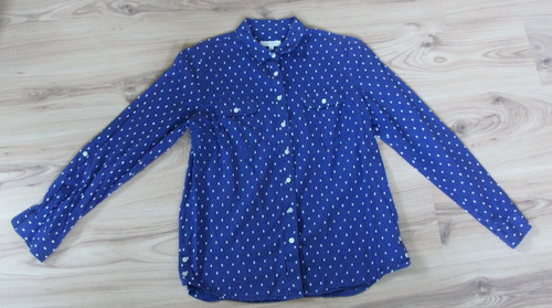 Marineblaue hemdbluse mit - marineblaue,