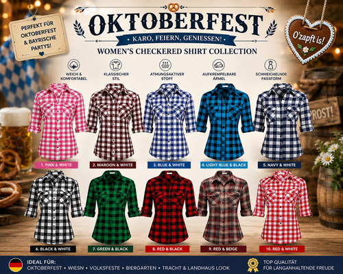 Trachtenbluse damen - trachtenbluse,