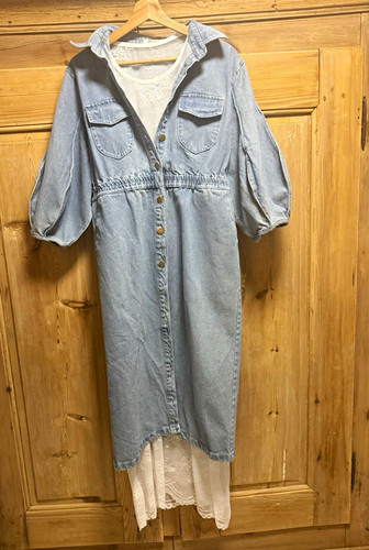 Paccio hemdblusenkleid denim - paccio,