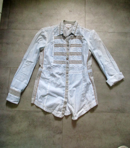 Bluse hemdbluse hellblau - bluse, 38