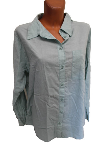 Lange bluse 2xl blau - 2xl, 44/46